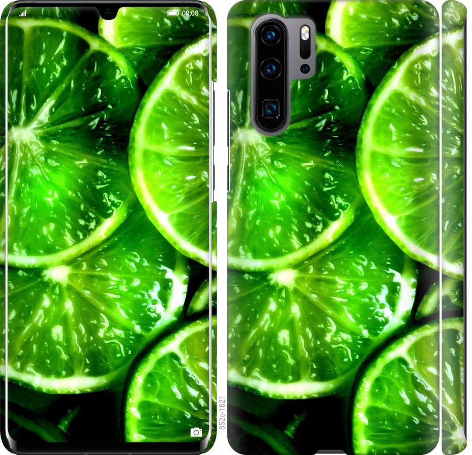 

Чохол на Huawei P30 Pro Зелені часточки лимона