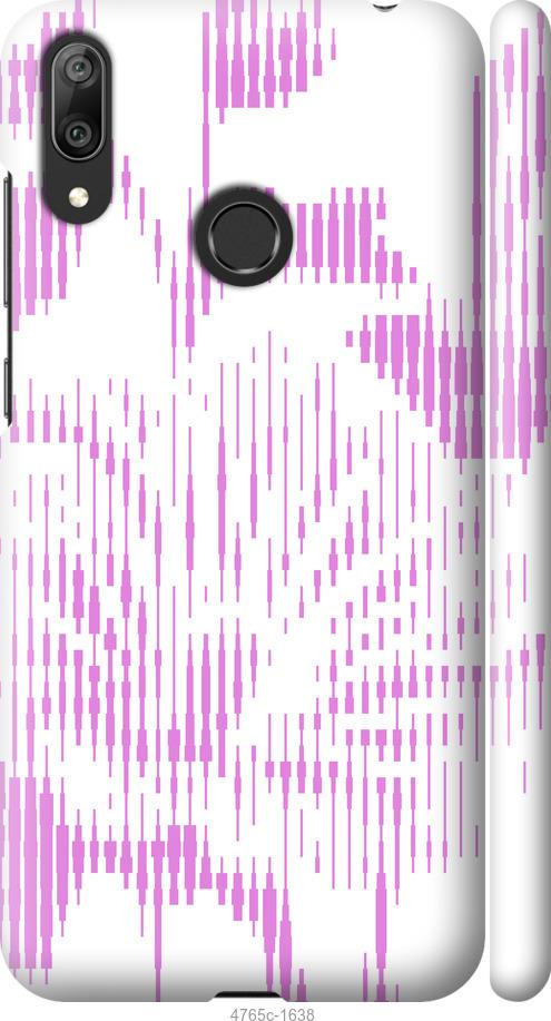 

Чехол на Huawei Y7 2019 Розовый бутон. Цветок. Pink Flower Bloom