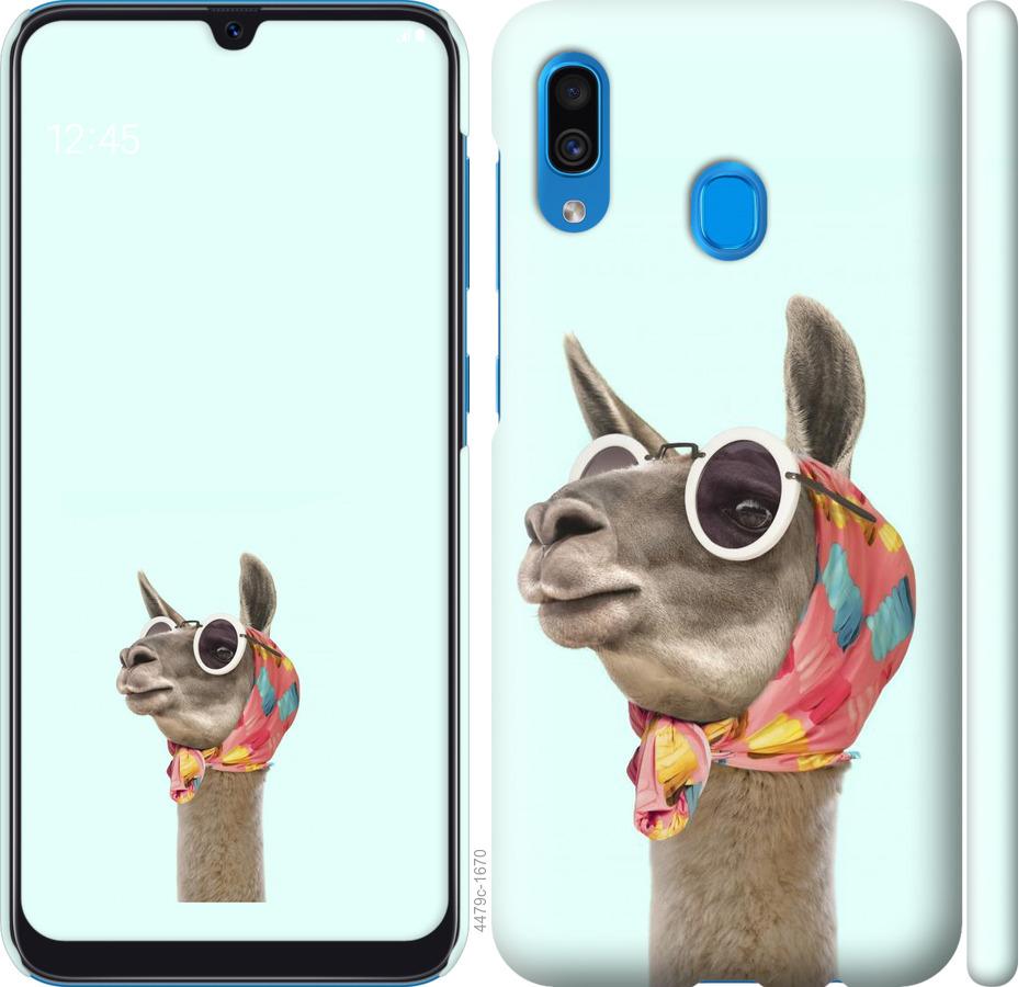 Чехол на Samsung Galaxy A30 2019 A305F Модная лама