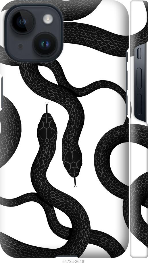 

Чехол на iPhone 14 Змеи