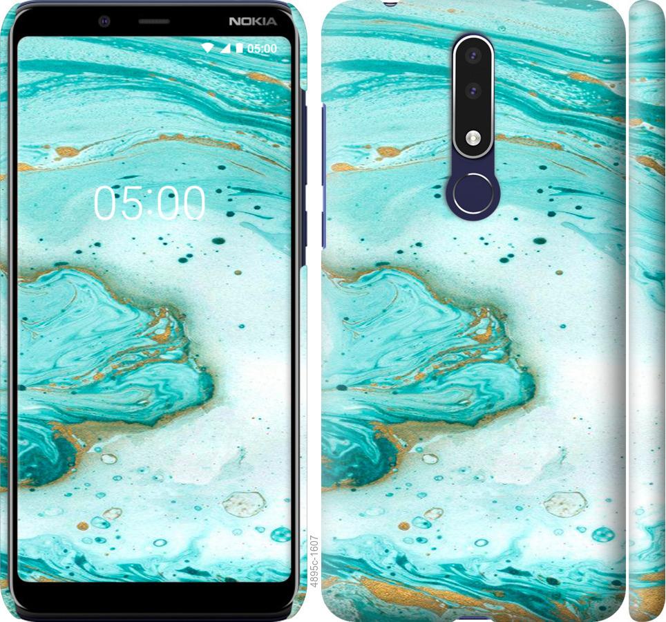 

Чехол на Nokia 3.1 Plus Мраморный