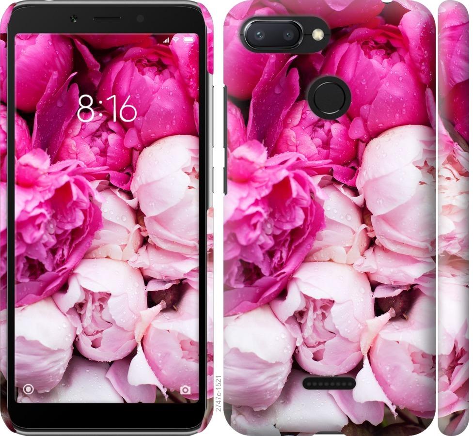 

Чохол на Xiaomi Redmi 6 Рожеві півонії