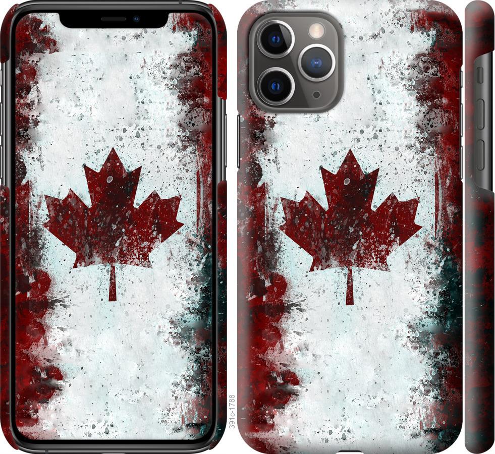 Чехол на iPhone 11 Pro Флаг Канады