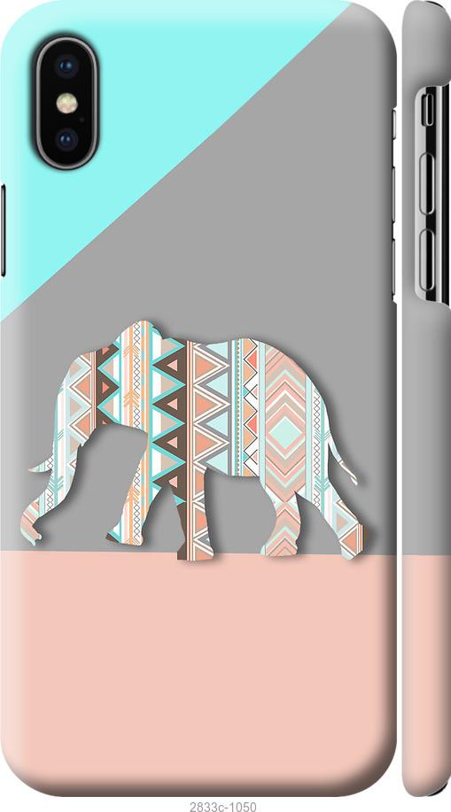 

Чохол на iPhone X Візерунчастий слон