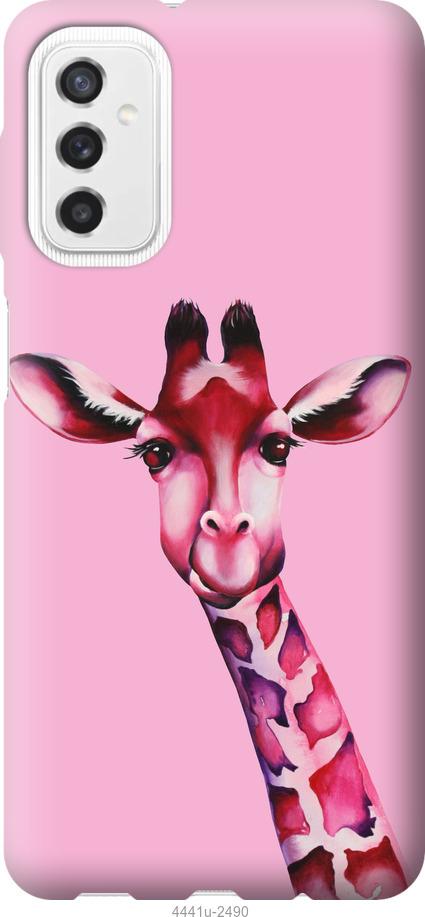

Чохол на Samsung Galaxy M52 M526B Рожева жирафа