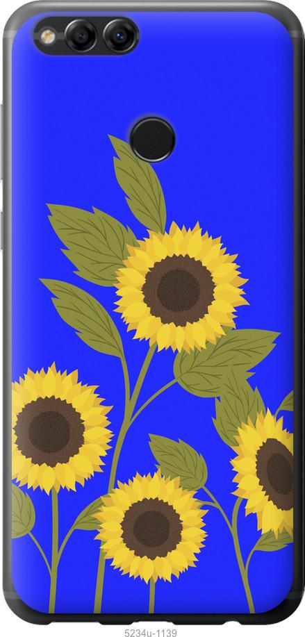 

Чохол на Huawei Honor 7X Подсолнухи v2