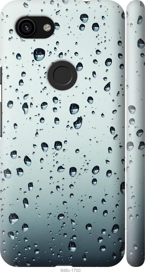 

Чехол на Google Pixel 3a Стекло в каплях