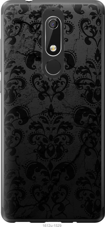 

Чехол на Nokia 5.1 узор черный