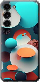 Чехол на Samsung Galaxy S23 Plus Горошек абстракция