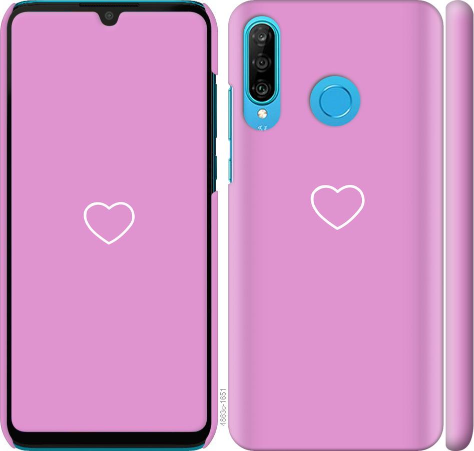 

Чохол на Huawei P30 Lite серце 2
