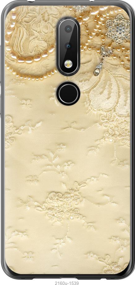 

Чехол на Nokia 6.1 Plus Кружевной орнамент