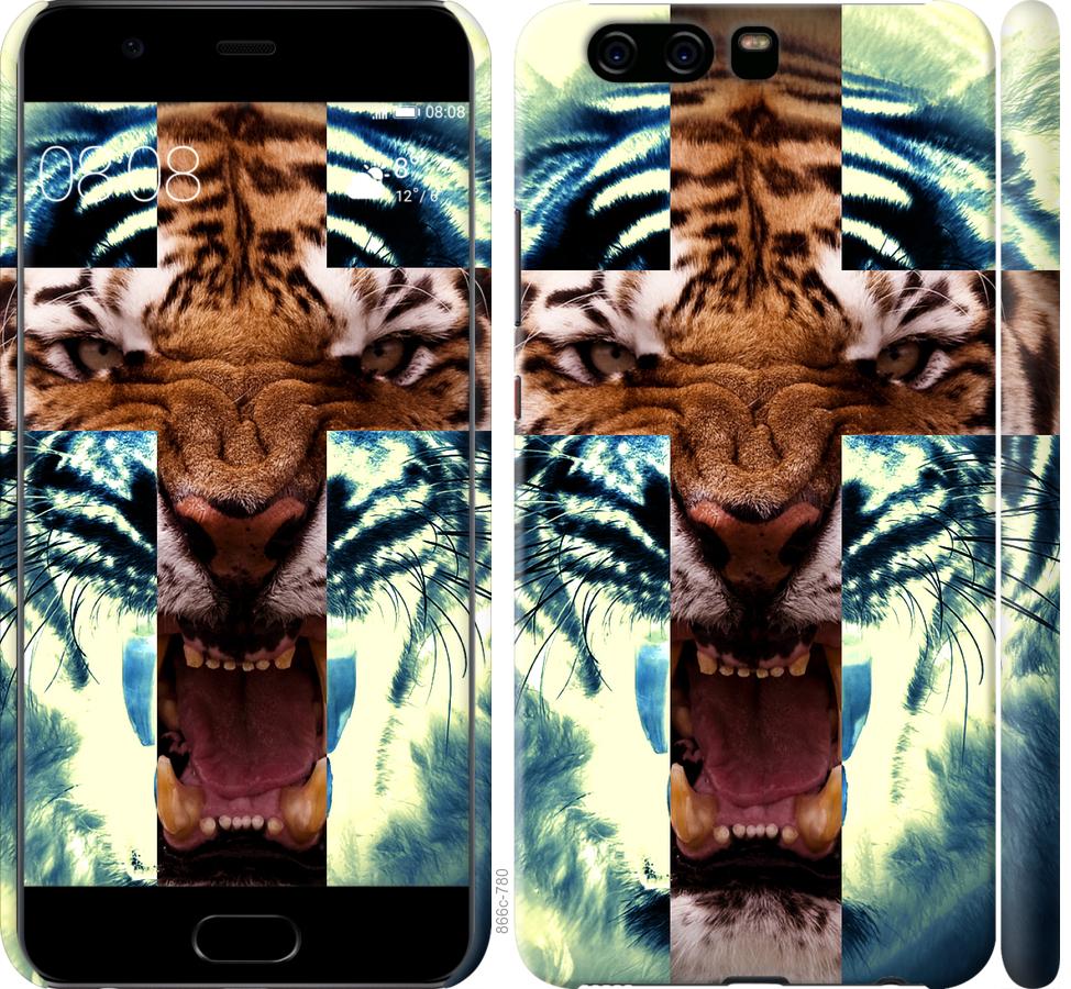 

Чохол на Huawei P10 Злий тигр