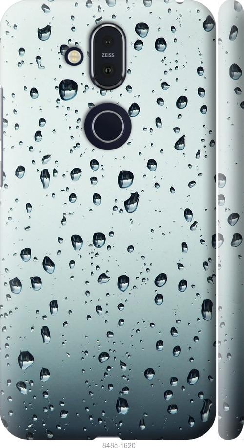 

Чехол на Nokia 8.1 Стекло в каплях