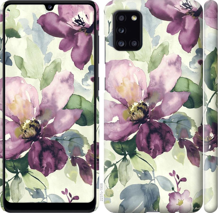 

Чохол на Samsung Galaxy A31 A315F Квіти аквареллю
