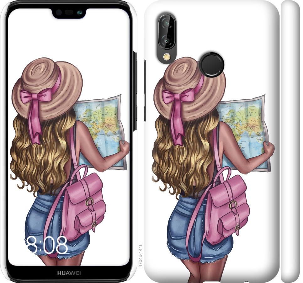 

Чохол на Huawei P20 Lite Дівчина з картою