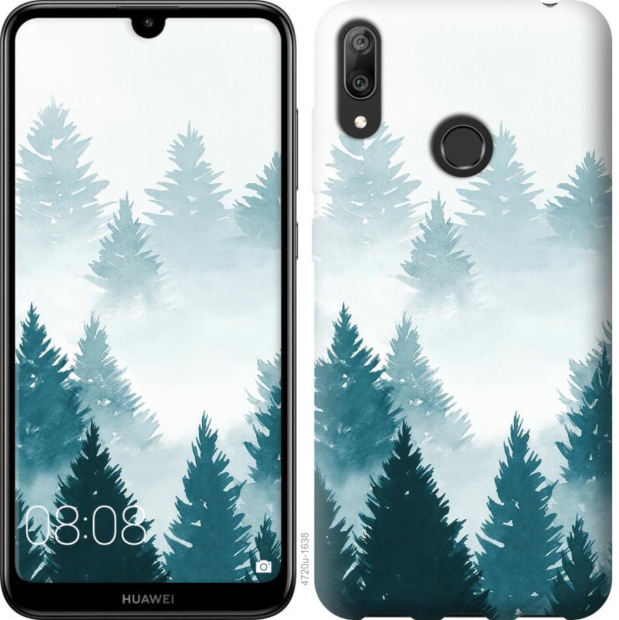 

Чохол на Huawei Y7 2019 Акварельні Ялинки