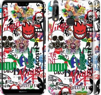 

Чохол на Huawei P20 Lite Many different logos