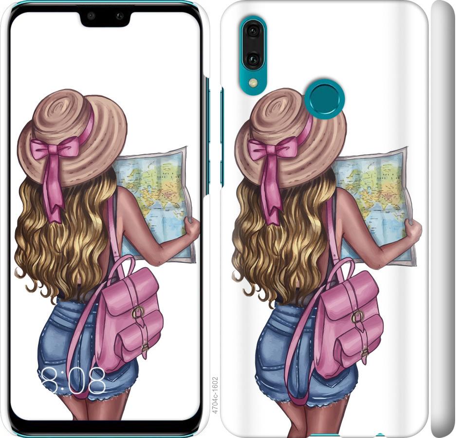 

Чохол на Huawei Y9 2019 Дівчина з картою