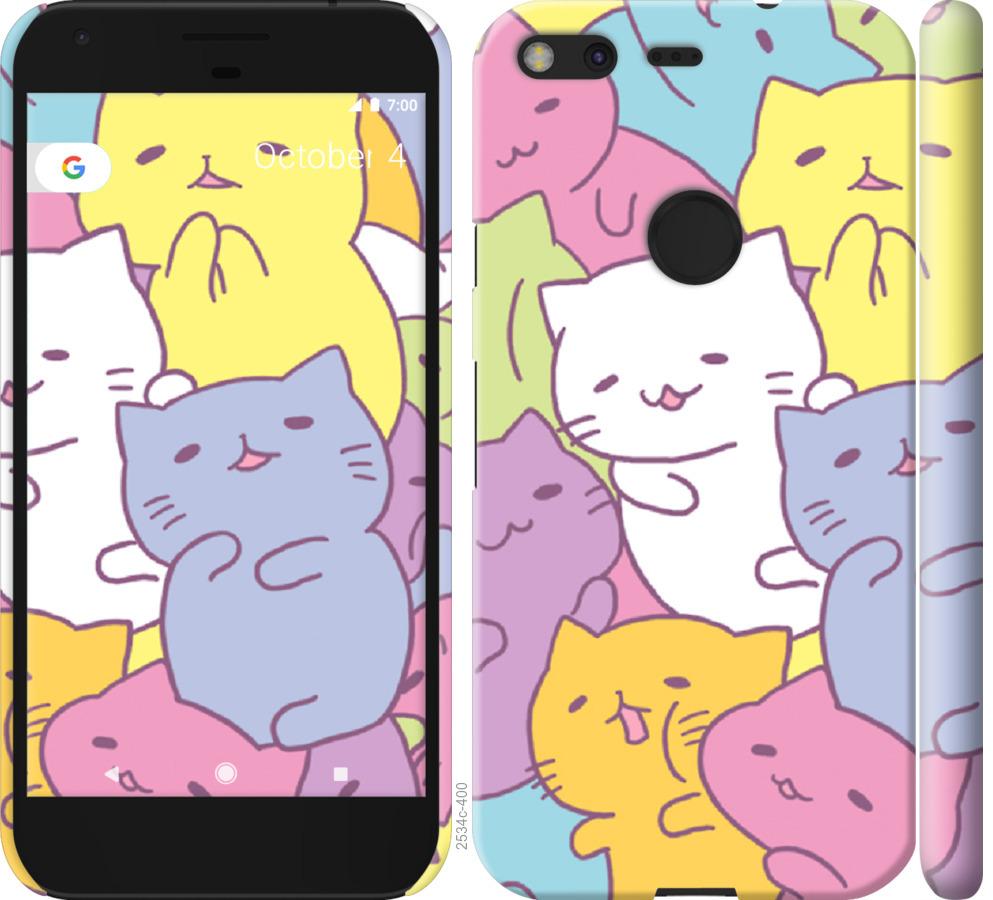 

Чехол на Google Pixel Котики
