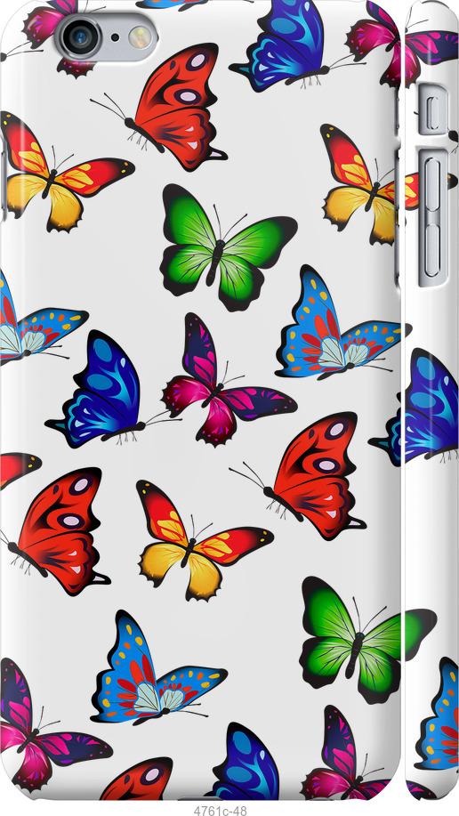 

Чехол на iPhone 6s Plus Красочные мотыльки