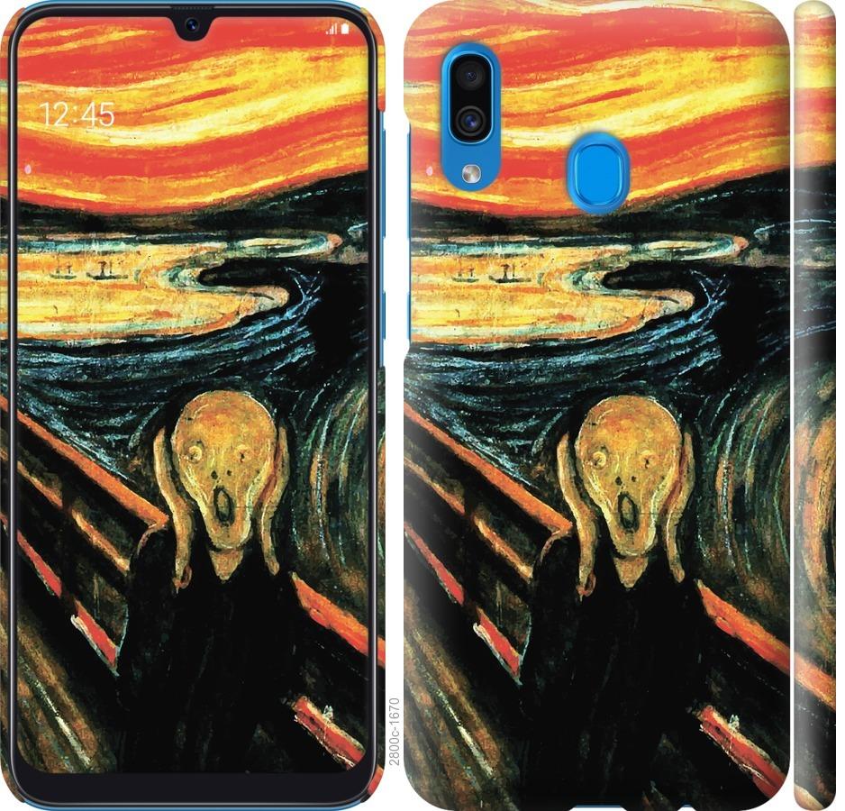 

Чехол на Samsung Galaxy A20 2019 A205F Крик Мунка