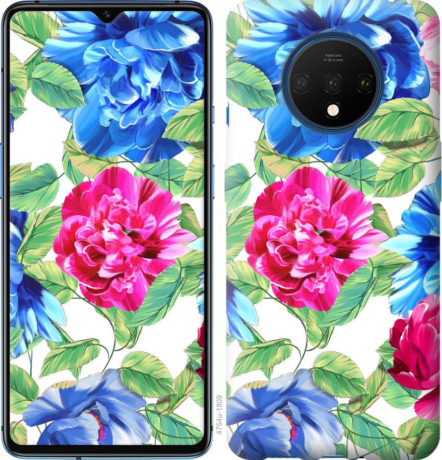 

Чохол на OnePlus 7T квіти 21