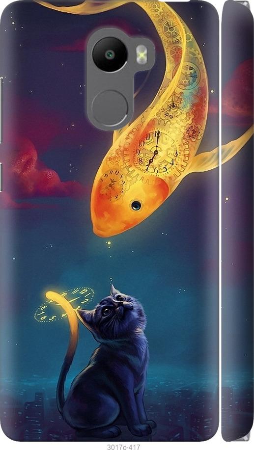 

Чехол на Xiaomi Redmi 4 Кошкин сон