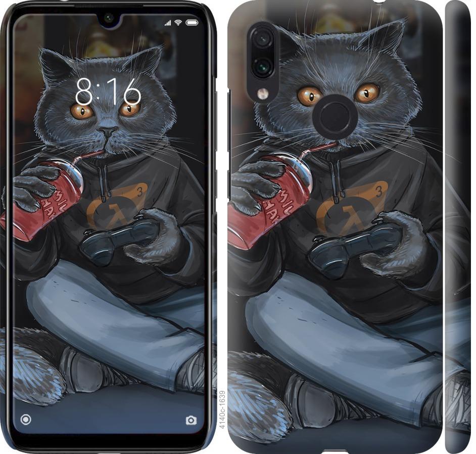 Чехол на Xiaomi Redmi Note 7 gamer cat