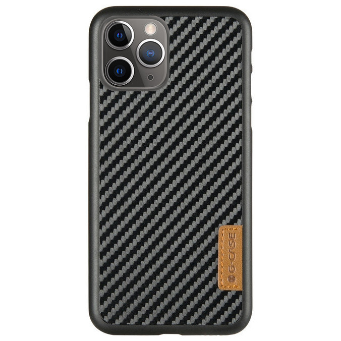 

Карбонова накладка G-Case Dark series для Apple iPhone 11 (6.1") (Чорний)