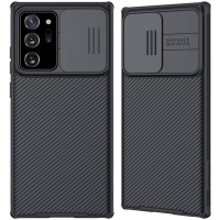 Карбоновая накладка Nillkin Camshield (шторка на камеру) для Samsung Galaxy Note 20 Ultra