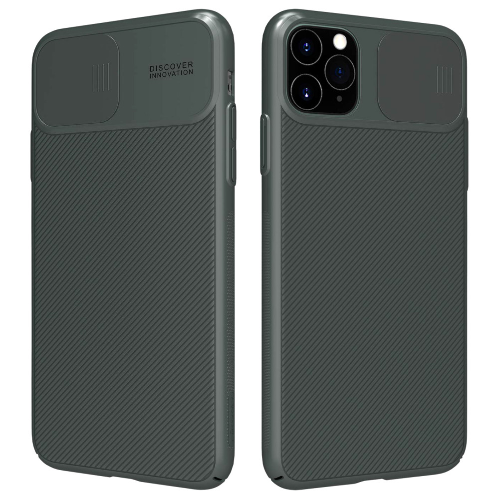 

Карбоновая накладка Nillkin Camshield (шторка на камеру) для Apple iPhone 11 Pro (5.8") Зеленый / Dark Green (125538)