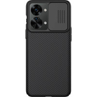 Карбонова накладка Nillkin Camshield (зі шторкою для камери) для OnePlus Nord 2T 5G