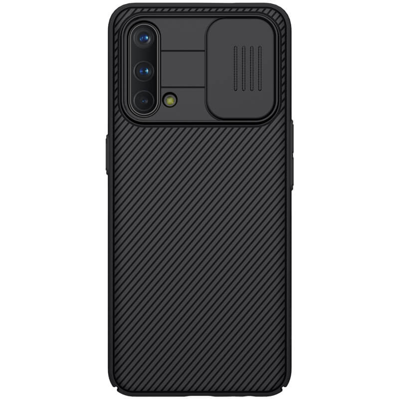 

Карбонова накладка Nillkin Camshield (зі шторкою для камери) для OnePlus Nord CE (Чорний / Black)