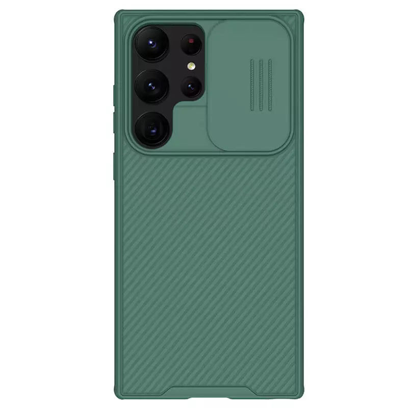 

Карбоновая накладка Nillkin Camshield (шторка на камеру) для Samsung Galaxy S23 Ultra Зеленый / Deep Green (228377)