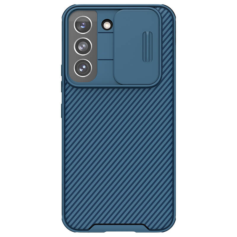 

Карбоновая накладка Nillkin Camshield (шторка на камеру) для Samsung Galaxy S23 Синий / Blue (228360)