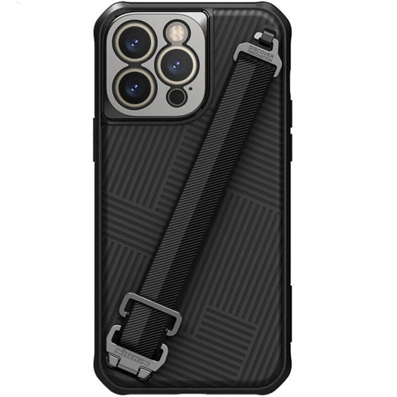 

Карбоновая накладка Nillkin Strap Case для Apple iPhone 14 Pro Max (6.7") Black (226631)