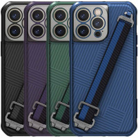 Карбоновая накладка Nillkin Strap Magnetic Case для Apple iPhone 14 Pro Max (6.7")