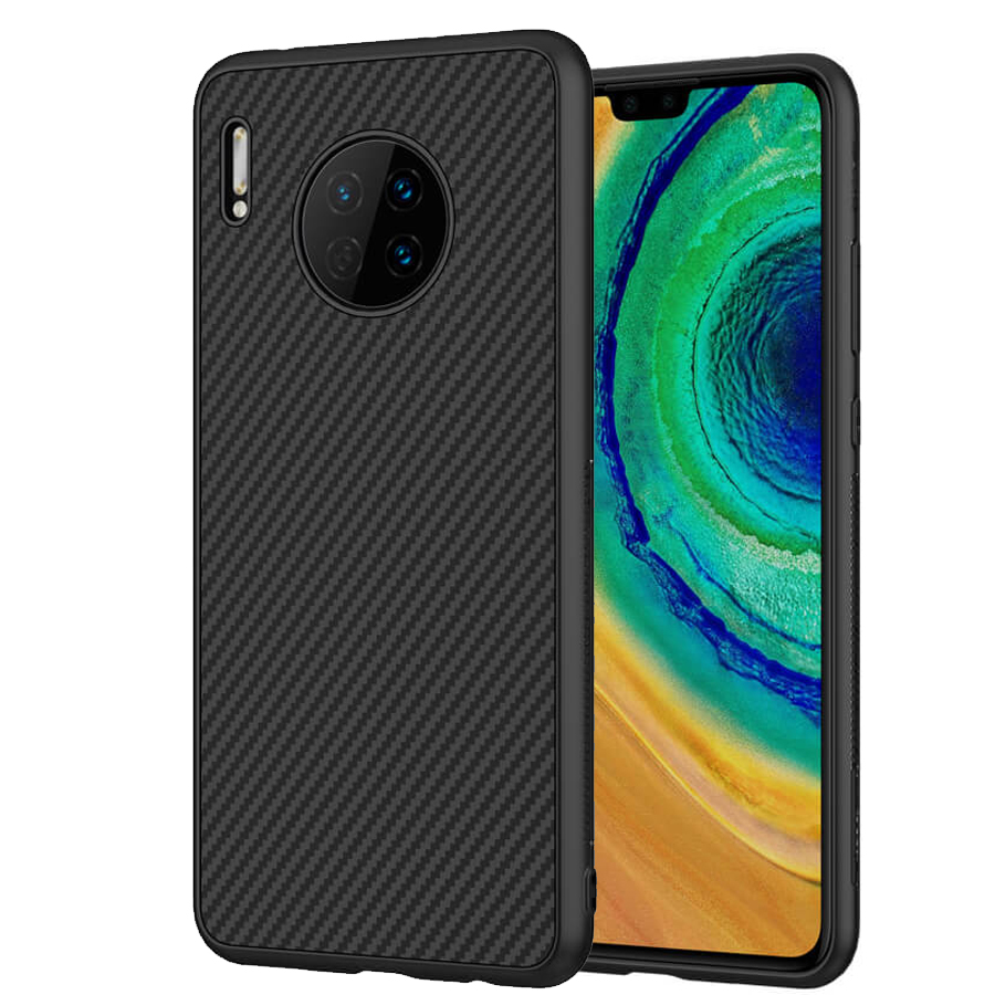 

Карбонова накладка Nillkin Synthetic Fiber series для Huawei Mate 30 (Чорний)