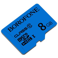 Карта памяти Borofone microSDHC 8GB TF high speed Card Class 10