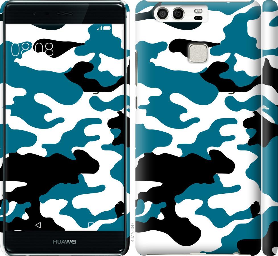 

Чохол на Huawei P9 Камуфляж прозорий фон