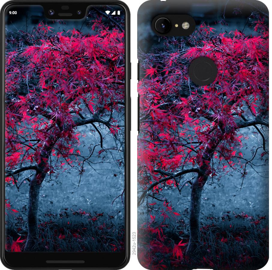 

Чохол на Google Pixel 3 XL Дерево з яскравими листям
