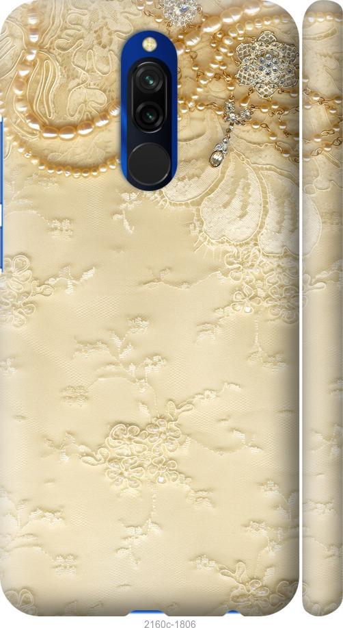 

Чехол на Xiaomi Redmi 8 Кружевной орнамент
