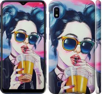 

Чехол на Samsung Galaxy A10 2019 A105F Арт-девушка в очках
