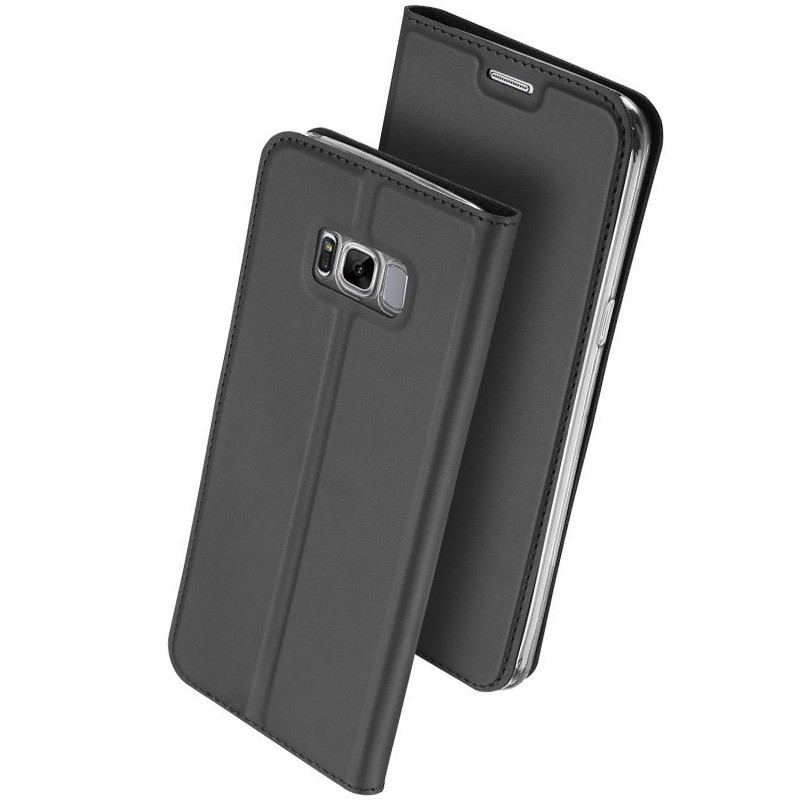 

Чехол-книжка Dux Ducis с карманом для визиток для Samsung G955 Galaxy S8 Plus Черный (68067)