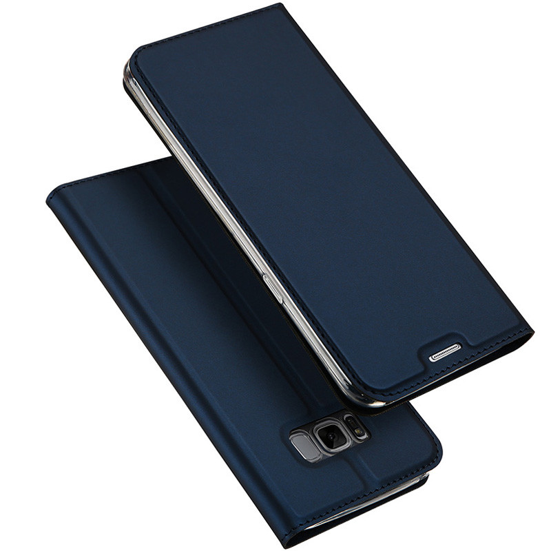 

Чехол-книжка Dux Ducis с карманом для визиток для Samsung G955 Galaxy S8 Plus Синий (68066)