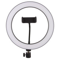 Кольцевая светодиодная LED лампа Flat Ring 10" + tripod 2.1m