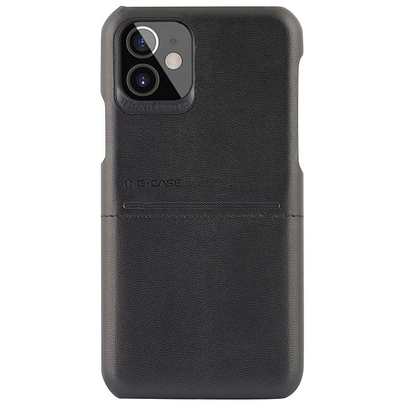 

Шкіряна накладка G-Case Cardcool Series для Apple iPhone 12 mini (Чорний)