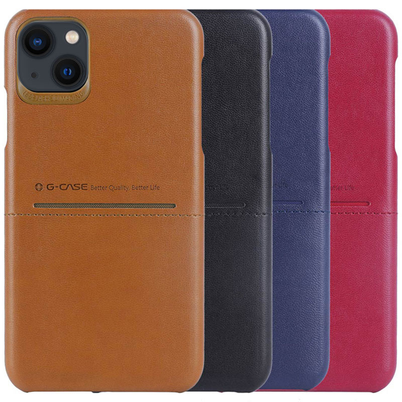 

Кожаная накладка G-Case Cardcool Series для Apple iPhone 13 (6.1") (200392)