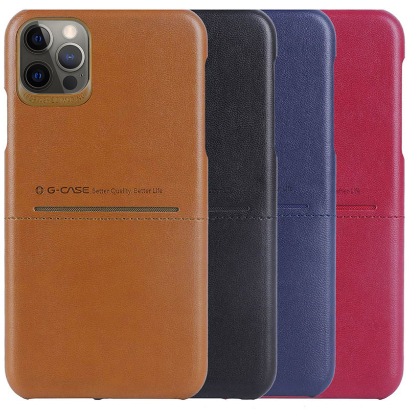 

Кожаная накладка G-Case Cardcool Series для Apple iPhone 13 Pro Max (6.7") (200407)