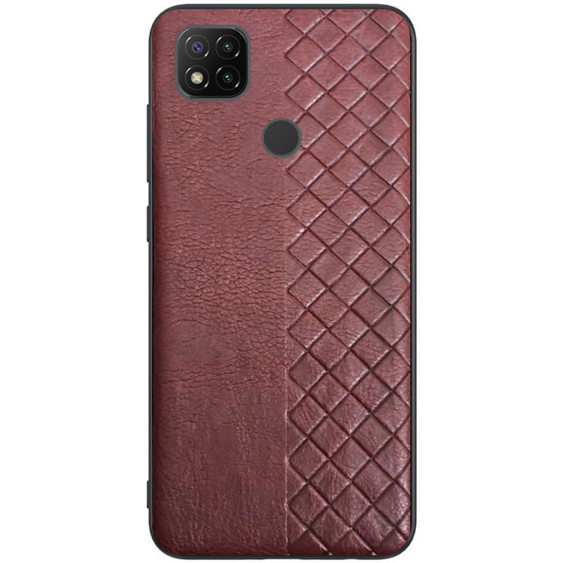 

Кожаная накладка WeaveSide (PU) для Xiaomi Redmi 9C Темно-коричневый (146817)